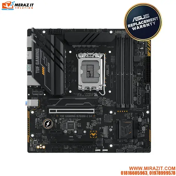 ASUS TUF GAMING B760M-E D4 Intel 13th Gen mATX Motherboard