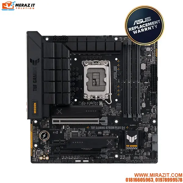 ASUS TUF GAMING B760M-PLUS D4 Intel 13th Gen mATX Motherboard