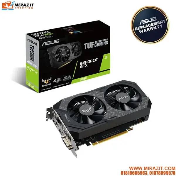 ASUS TUF Gaming GeForce GTX 1650 4GB GDDR5 Graphics Card