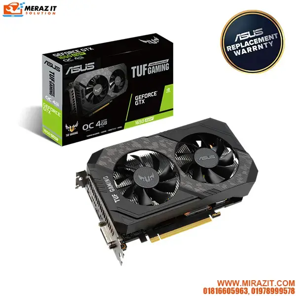 ASUS TUF Gaming GeForce GTX 1650 Super OC Edition 4GB GDDR6 Graphics Card