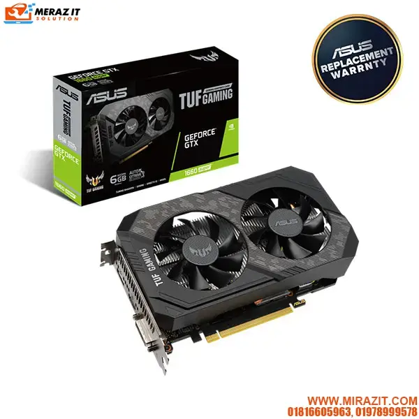 ASUS TUF Gaming GeForce GTX 1660 SUPER 6GB GDDR6 Graphics Card
