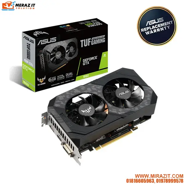 ASUS TUF Gaming GeForce GTX 1660 6GB GDDR5 Graphics Card