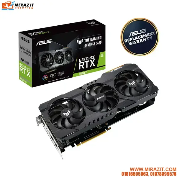 ASUS TUF Gaming GeForce RTX 3060 Ti OC Edition 8GB GDDR6 Graphics Card