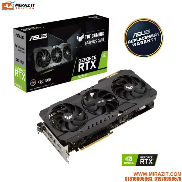 ASUS TUF Gaming GeForce RTX 3070 Ti OC Edition 8GB GDDR6X Graphics Card