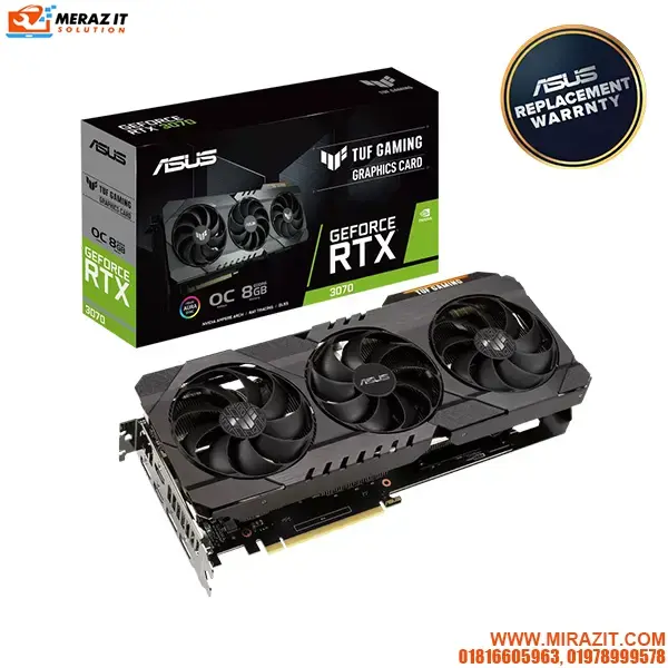 ASUS TUF Gaming GeForce RTX 3070 OC Edition 8GB GDDR6 Graphics Card