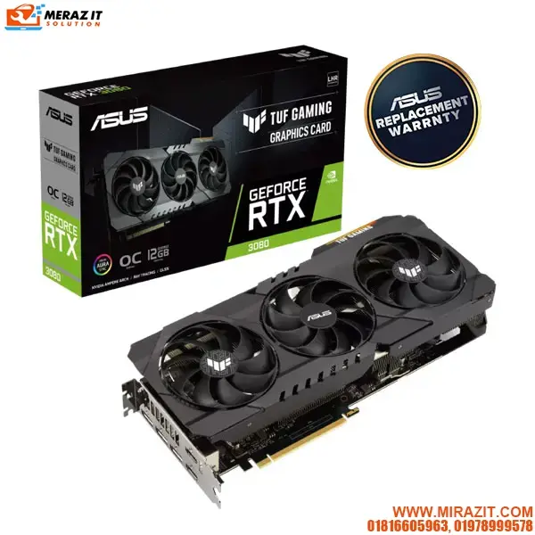 ASUS TUF Gaming GeForce RTX 3080 OC Edition 12GB GDDR6X Graphics Card