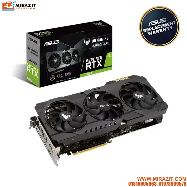 ASUS TUF Gaming GeForce RTX 3080 OC Edition 10GB GDDR6X Graphics Card