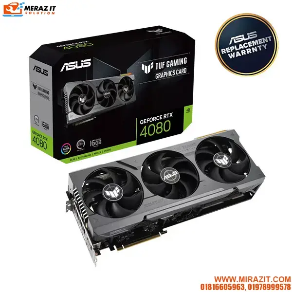 ASUS TUF Gaming GeForce RTX 4080 16GB GDDR6X Graphics Card