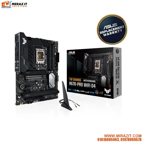 ASUS TUF GAMING H670-PRO WIFI D4 ATX Motherboard