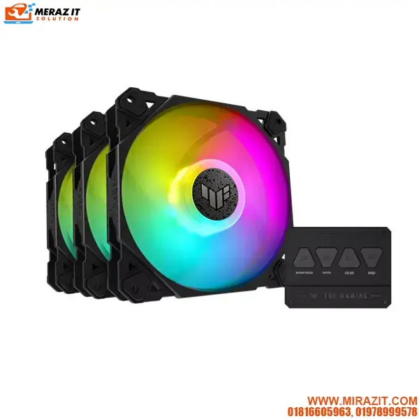 ASUS TUF Gaming TF120 ARGB Triple Fan Kit with ARGB Controller