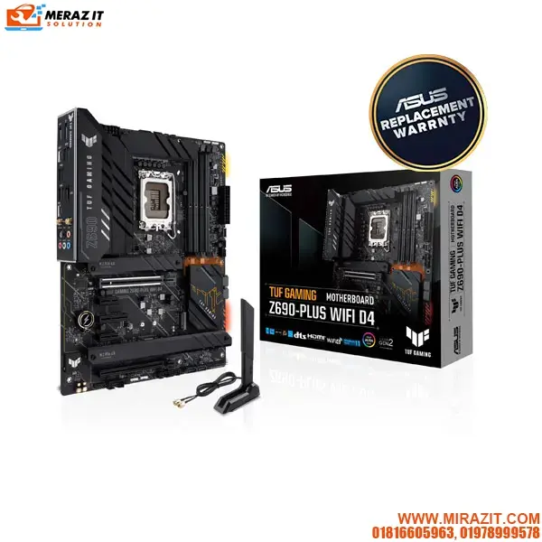 ASUS TUF GAMING Z690-PLUS WIFI D4 ATX gaming Motherboard