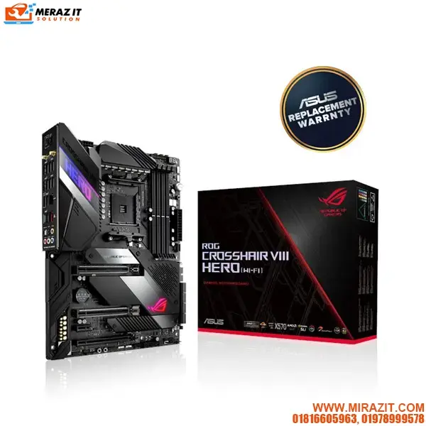 Asus X570 ROG CROSSHAIR VIII HERO(WI-FI) ATX Motherboard
