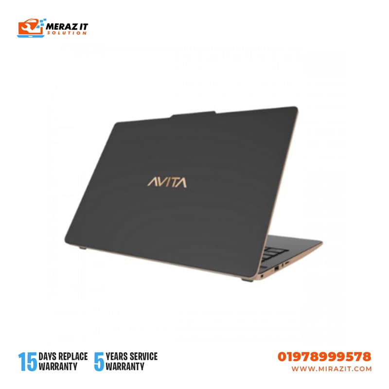 Avita Liber V14 Core i5 11th Gen 14" FHD Laptop Golden Matt Black