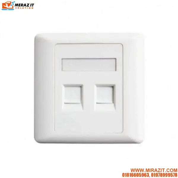 Belden AX104442 Dual Port Face Plate