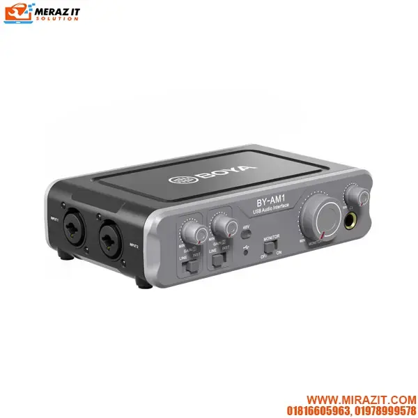 Boya BY-AM1 Dual-Channel Audio Mixer