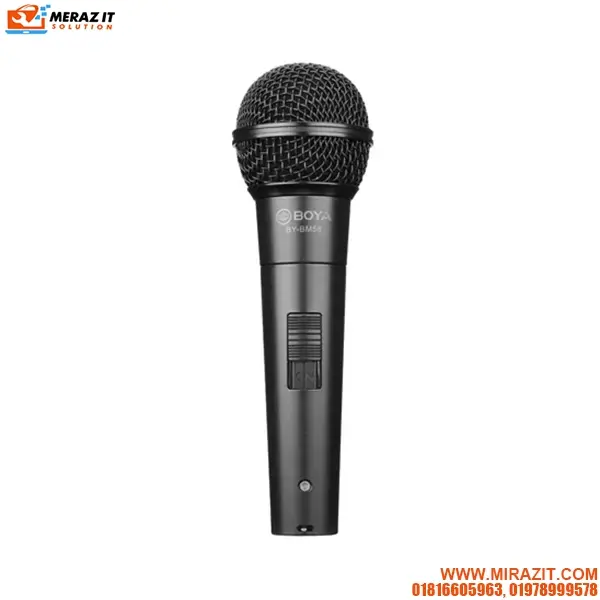 Boya BY-BM58 Cardioid Dynamic Vocal Microphone