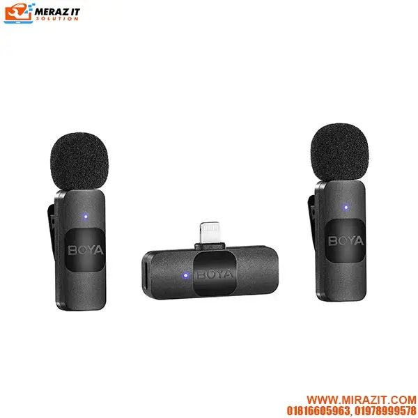 Boya BY-V2 Ultracompact 2.4GHz Wireless Microphone System
