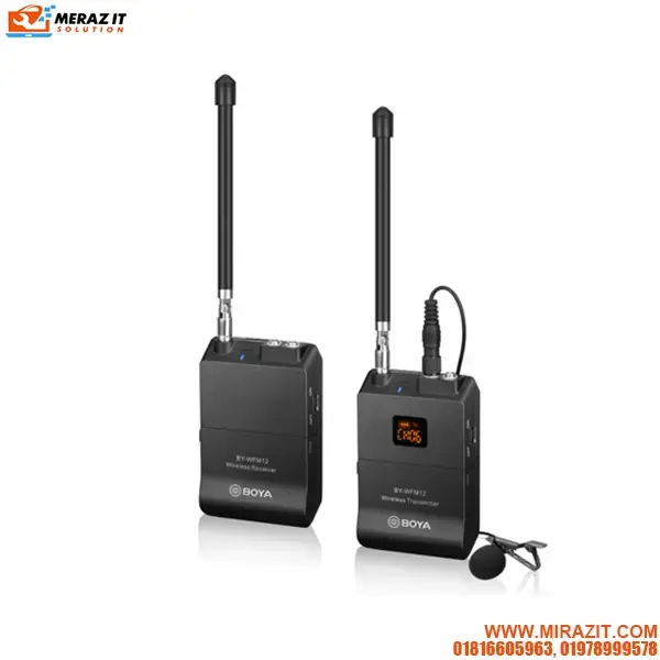 Boya BY-WFM12 VHF Wireless Microphone System