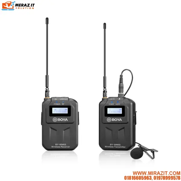 Boya BY-WM6S UHF Wireless Microphone System