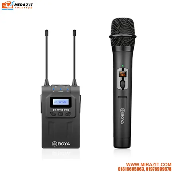 Boya BY-WM8 Pro-K3 UHF Dual-Channel Wireless Microphone System