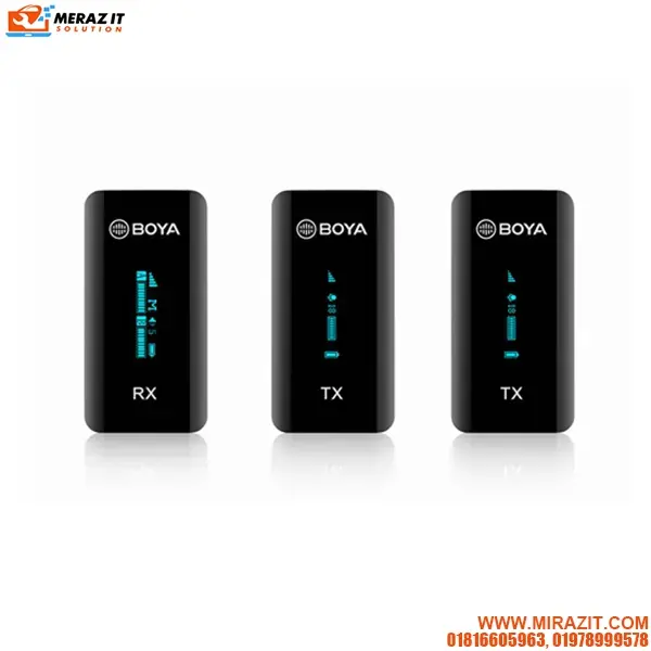 Boya BY-XM6-S2 2.4GHz Ultra-compact Wireless Microphone System
