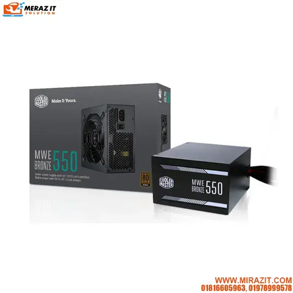 Cooler Master MPE-5501-ACABW-BIN MWE 550W (80+ Bronze) Power Supply