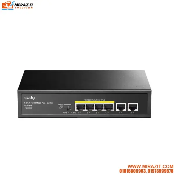 Cudy FS1006P 6-Port 10/100M PoE+ Switch