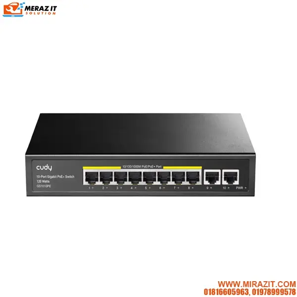 Cudy GS1010PE 10-Port Gigabit PoE+ Switch