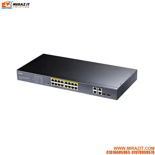 CUDY GS1020PS2 16-Port Gigabit PoE+ Switch