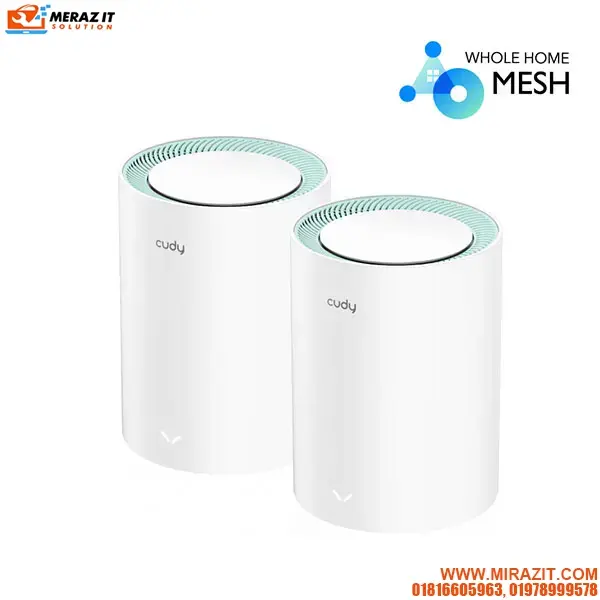 Cudy M1300 (2-pack) AC1200 Dual Band Whole Home Wi-Fi Mesh Gigabit Router