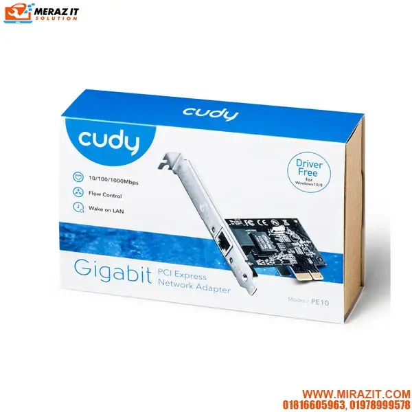 CUDY PE10 Gigabit PCI Express Network Adapter