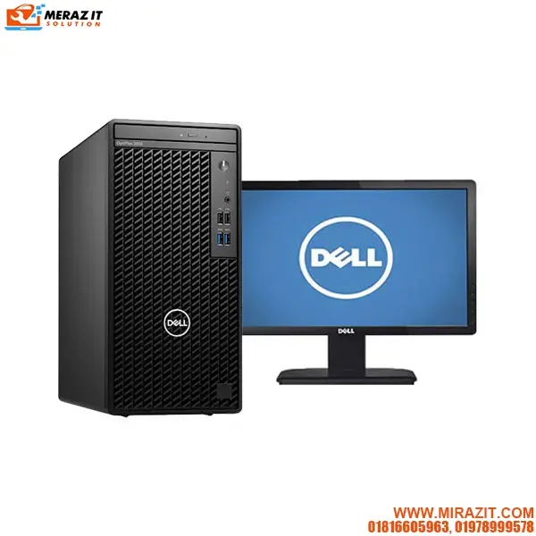 DELL OptiPlex 3000 Tower 12TH Gen Core i3 Brand PC With 18.5 Inch Monitor