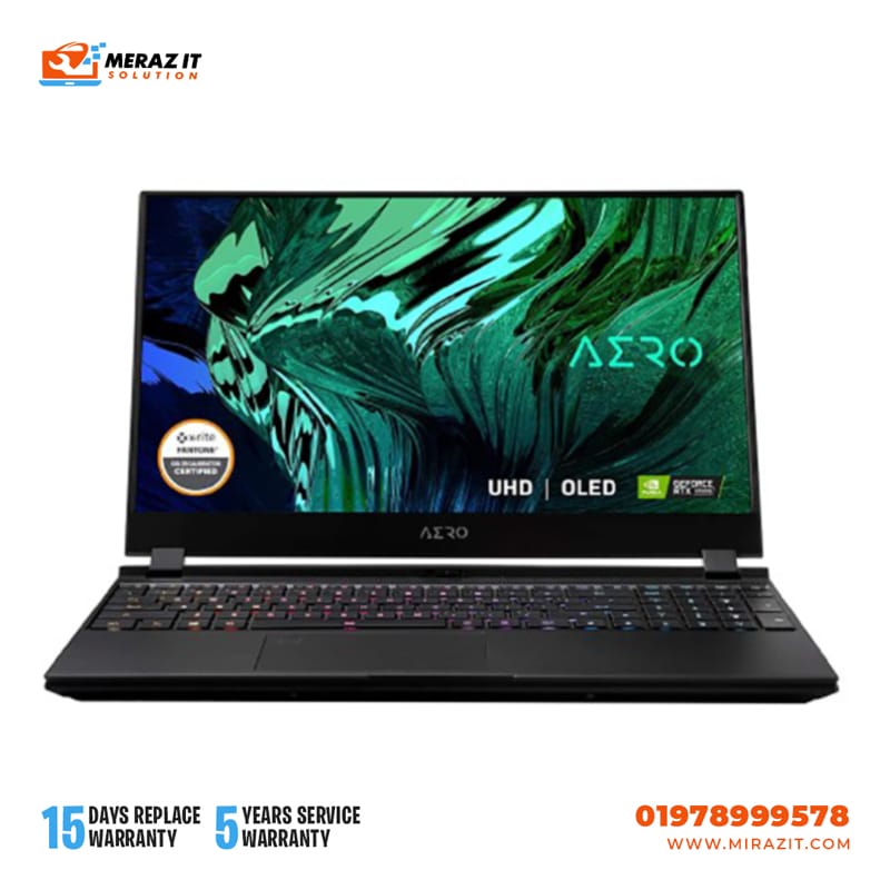 GIGABYTE AERO 15 OLED KC Core i7 10th Gen RTX 3060P 6GB Graphics 15.6" UHD Gaming Laptop