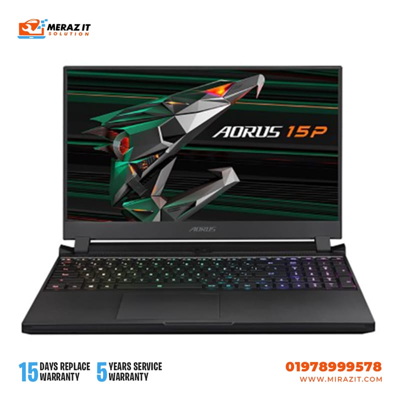 GIGABYTE Aorus 15P XD Core i7 11th Gen RTX 3070 8GB Graphics 15.6" FHD Gaming Laptop