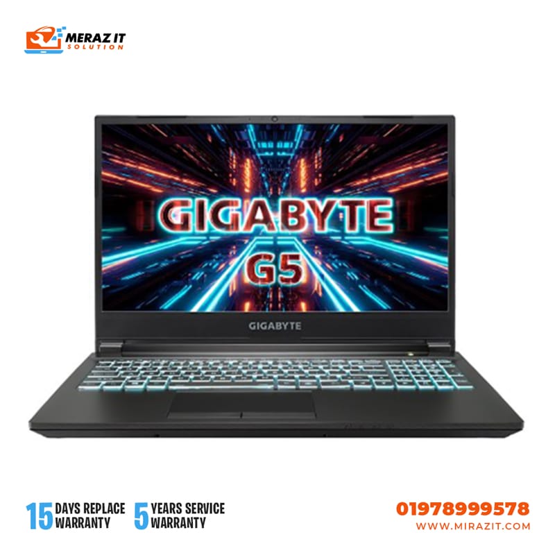 GIGABYTE G5 GD Core i5 11th Gen RTX 3050 4GB Graphics 15.6" FHD Gaming Laptop