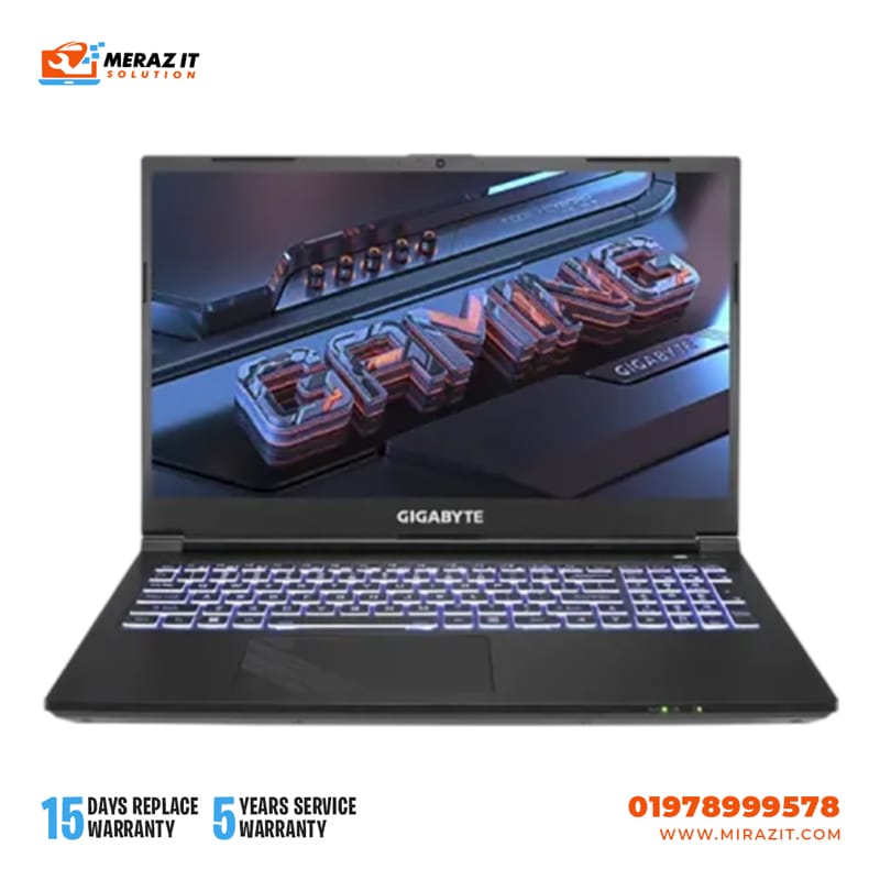 GIGABYTE G5 KE Core i5 12th Gen RTX 3060 6GB Graphics 15.6" FHD 144Hz Gaming Laptop