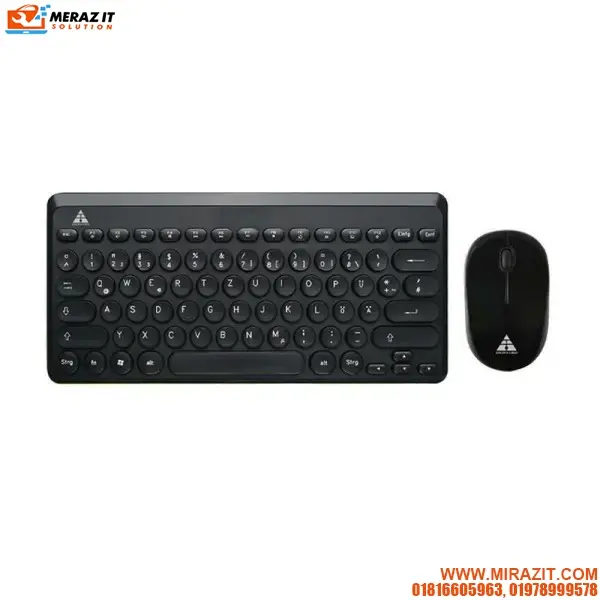 Golden Field Gf-km712w Wireless Mini Keyboard Mouse Combo