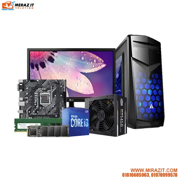 Intel Core i3-10100 10th Gen 8GB RAM 128 GB M.2 SSD Budget PC