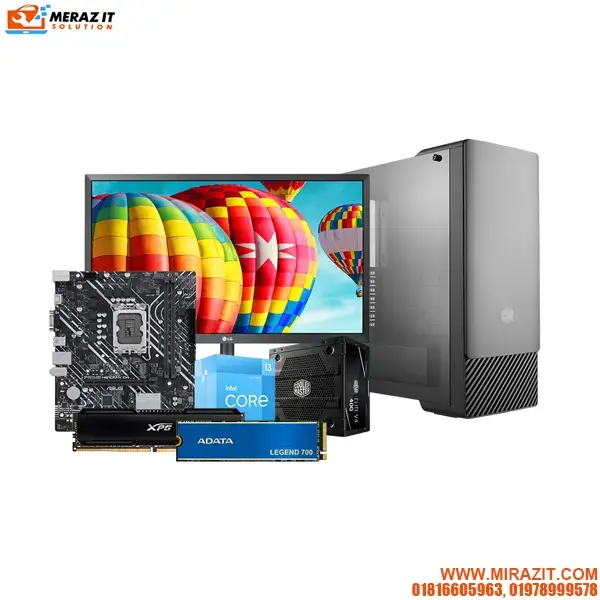 Intel Core i3-12100 12th Gen 8GB RAM 256GB M.2 SSD Budget PC