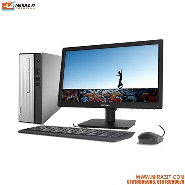 Lenovo IdeaCentre 307 (90NB007LLK) 10th Gen Core i5 Tower Brand PC with 18.5 inch Monitor