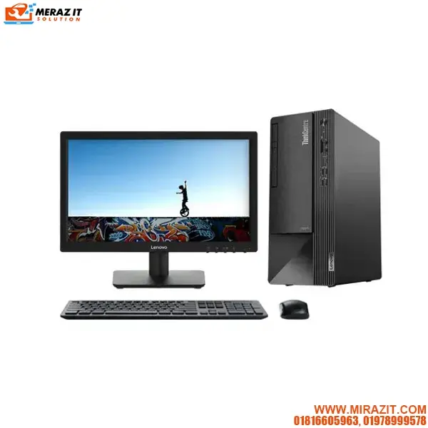 Lenovo ThinkCentre neo 50t Gen3 12th Gen i3 4GB RAM 1TB HDD Brand PC with Monitor