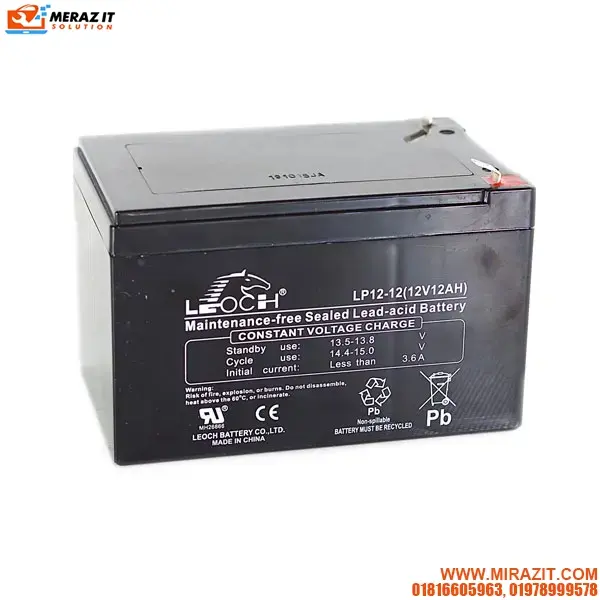 Leoch 12AH UPS Battery