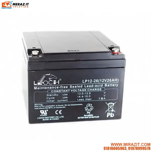 Leoch 26AH UPS Battery