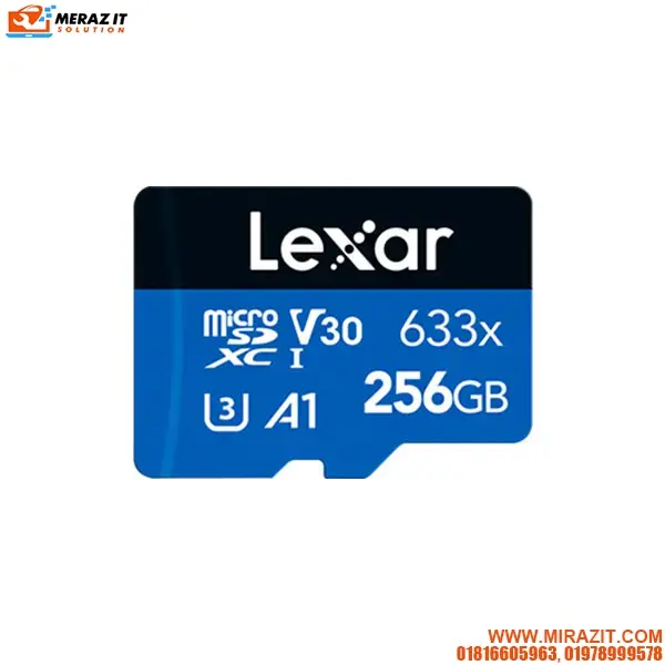 Lexar High-Performance 633x 256GB microSD UHS-I Memory Card