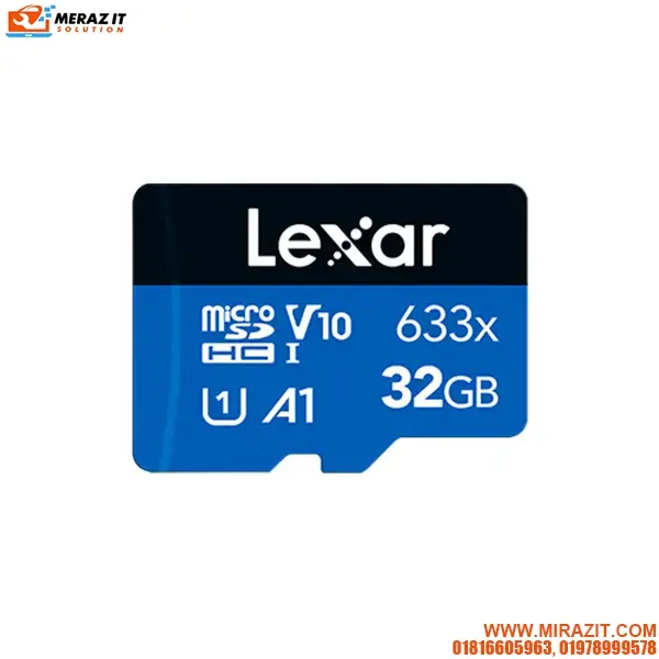 Lexar High-Performance 633x 32GB microSD UHS-I Memory Card