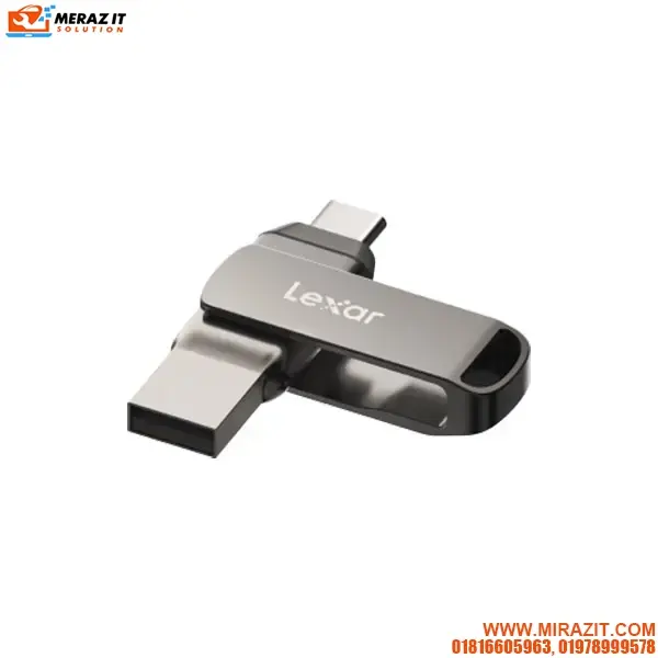 Lexar JumpDrive Dual Drive D400 128GB USB 3.1 Type-C Pen Drive