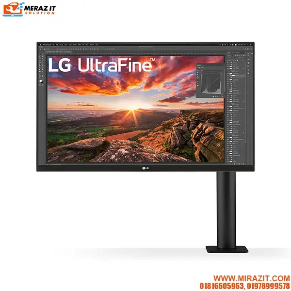LG 27UN880-B UltraFine 27-inch 4K UHD Professional Monitor with Ergo Stand