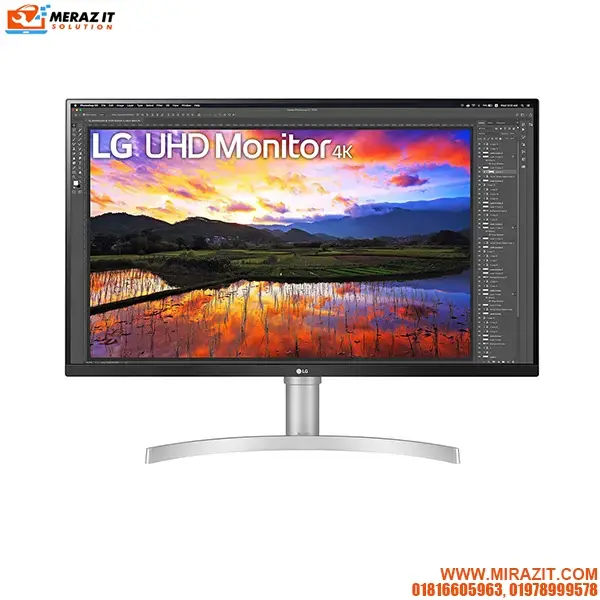 LG 32UN650-W 31.5-inch 4K Ultra HD HDR IPS Monitor