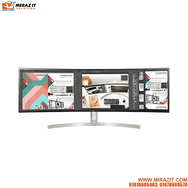 LG 49WL95C-W 49-inch UltraWide Dual QHD Curved Professional Monitor