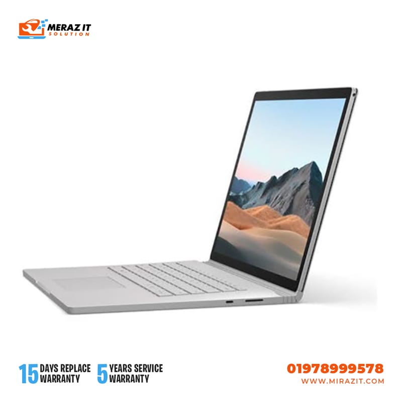 Microsoft Surface Book 3 Core i7 10th Gen GTX1650 4GB Graphics 13.5" Multi-Touch, (SLK-00001) Silver 2020